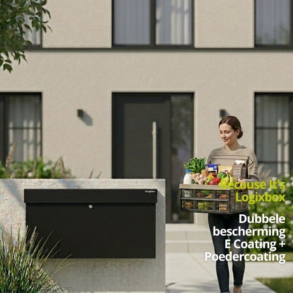 Logixbox - PakketBox XXL - 20% sterker - GRATIS EXTRA's, Tuin en Terras, Ophalen of Verzenden, Nieuw, Staal, Wandbrievenbus