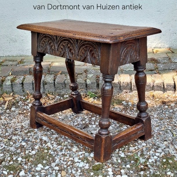 Engelse Joint stool, kruk bankje, Antiek en Kunst, Antiek | Meubels | Stoelen en Banken, Ophalen