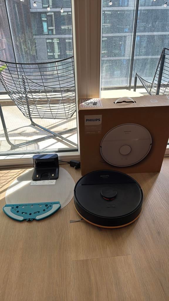 Philips HomeRun 2000 serie vacuum+mop, Witgoed en Apparatuur, Stofzuigers, Zo goed als nieuw, Robotstofzuiger, Ophalen