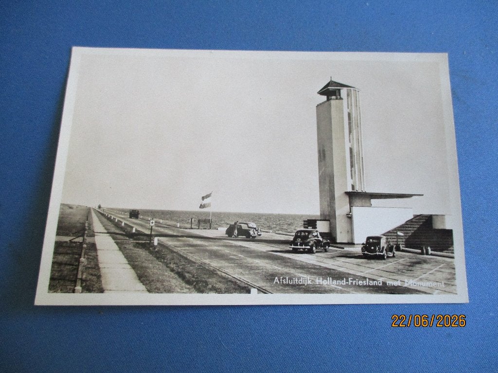 Afsluitdijk, Verzamelen, Ansichtkaarten | Nederland, Ophalen of Verzenden, Voor 1920, Ongelopen, Friesland