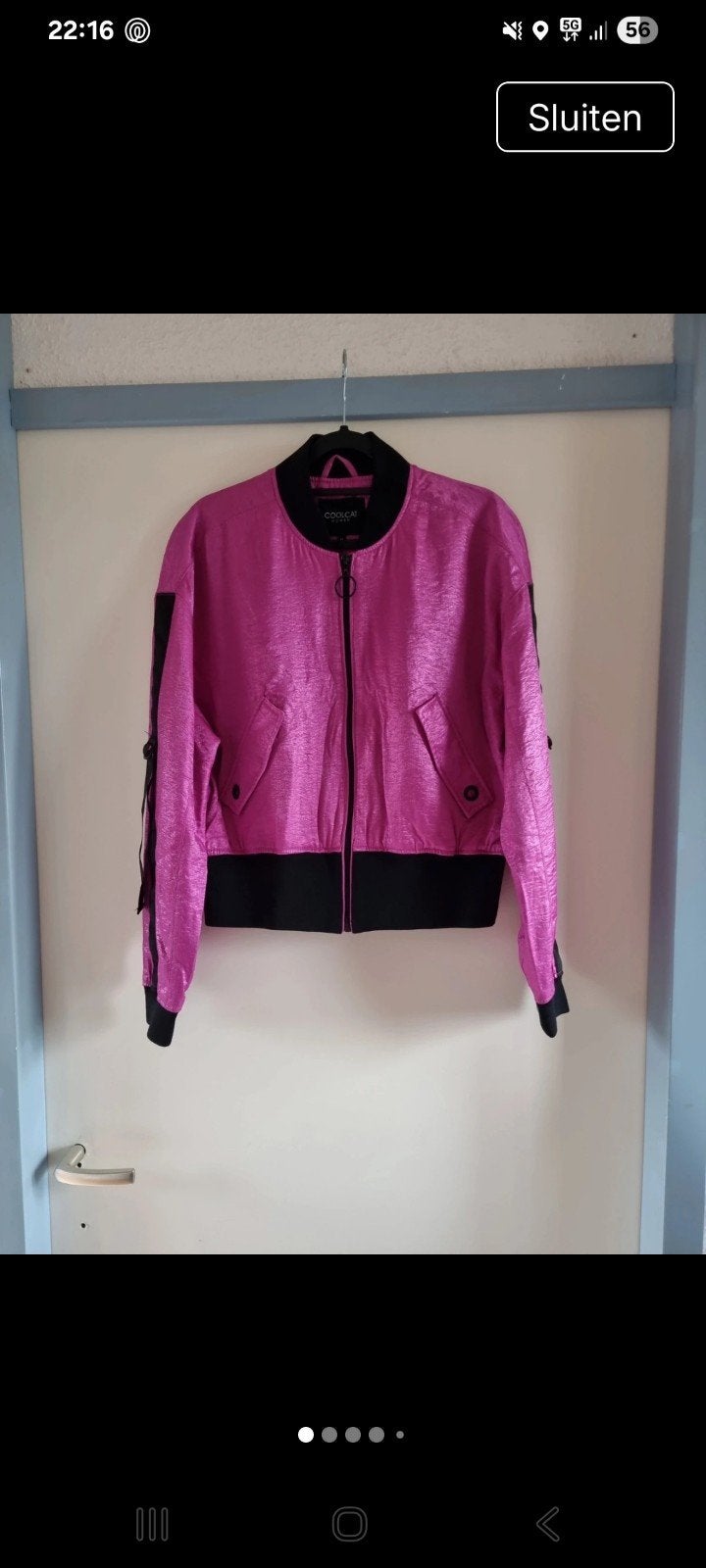 Cool Cat roze jas., Maat 38/40 (M), Ophalen of Verzenden, Zo goed als nieuw, Roze
