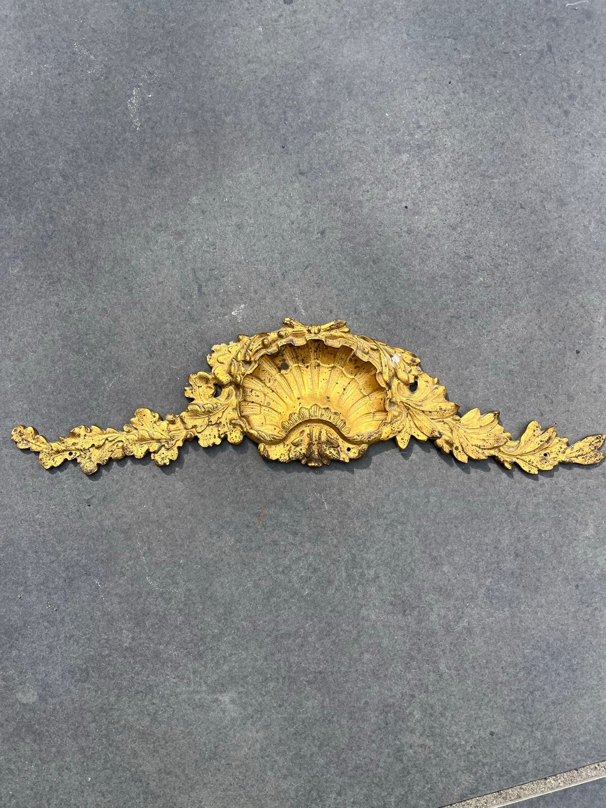 Groot antiek bronzen ornament, Ophalen of Verzenden, Brons