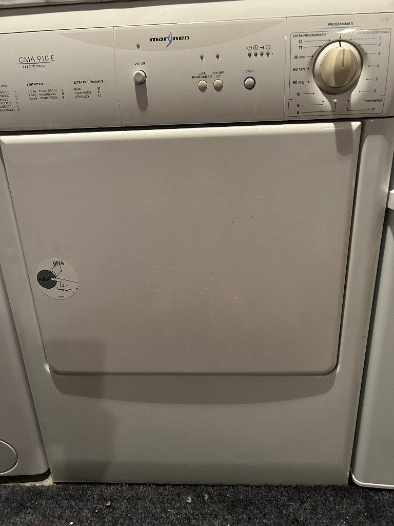 Marijnen droogtrommel, Ophalen, 6 tot 8 kg, Gebruikt, Minder dan 85 cm