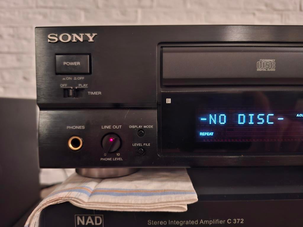 Sony CDP-X229ES CD Speler - Zo goed als nieuw, Audio, Tv en Foto, Cd-spelers, Ophalen of Verzenden