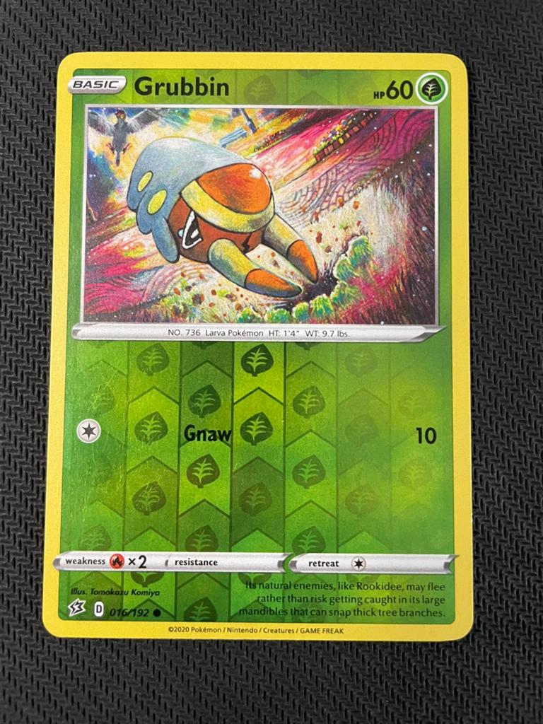 Grubbin 016/192 Reverse Holo Rebel Clash Packfresh, Ophalen of Verzenden, Zo goed als nieuw