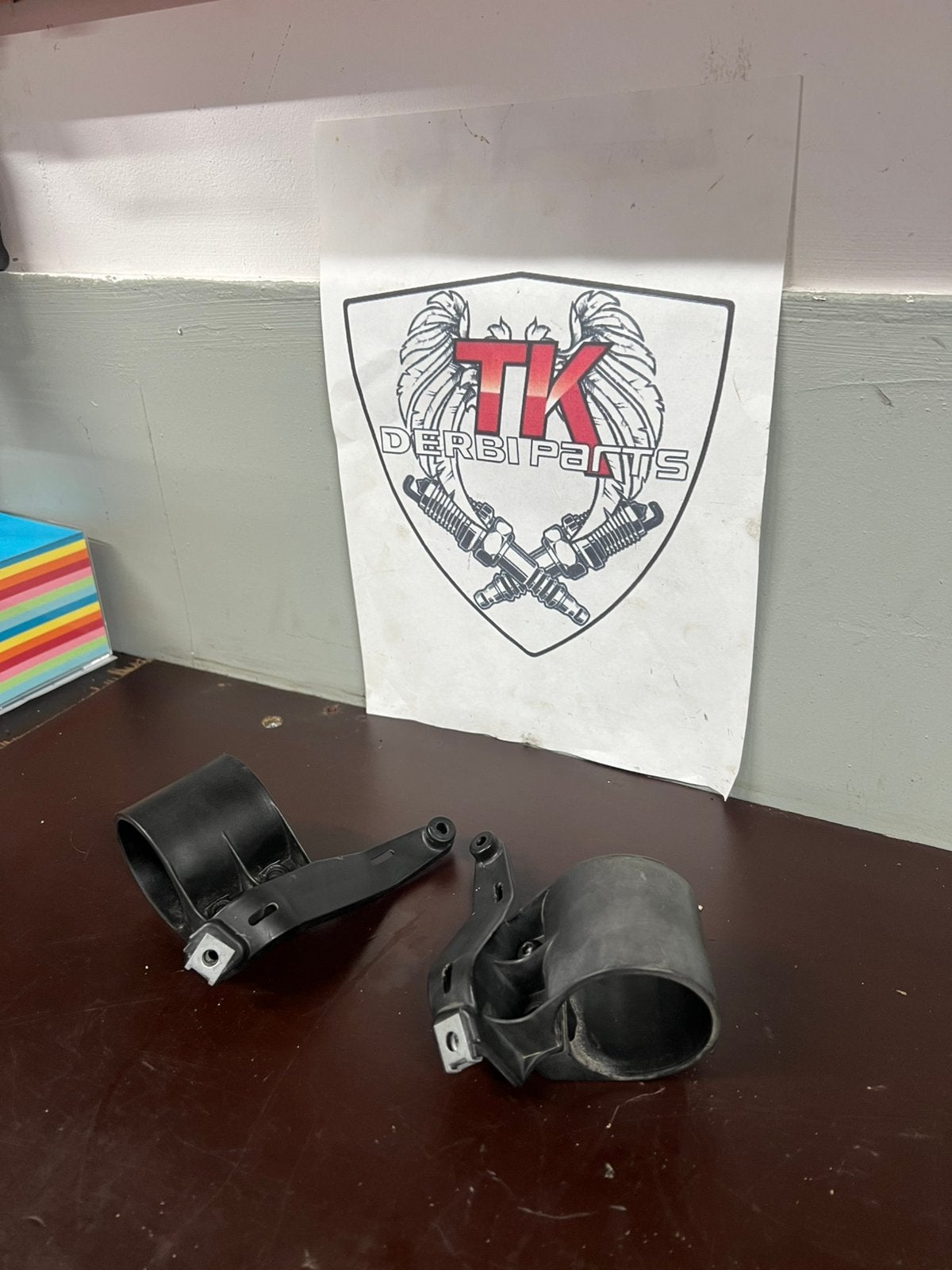 Derbi/aprilia koplamp beugels, Vanaf 2018, Gebruikt, Derbi/aprilia, Ophalen of Verzenden