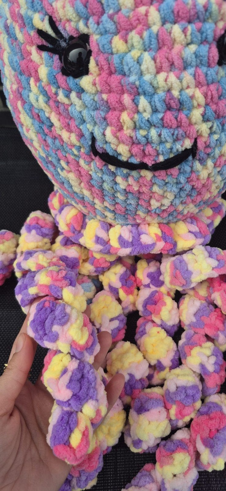 Gehaakte Octopus Knuffel - Kleurrijk en Zacht, Ophalen of Verzenden, Nieuw, Overige typen