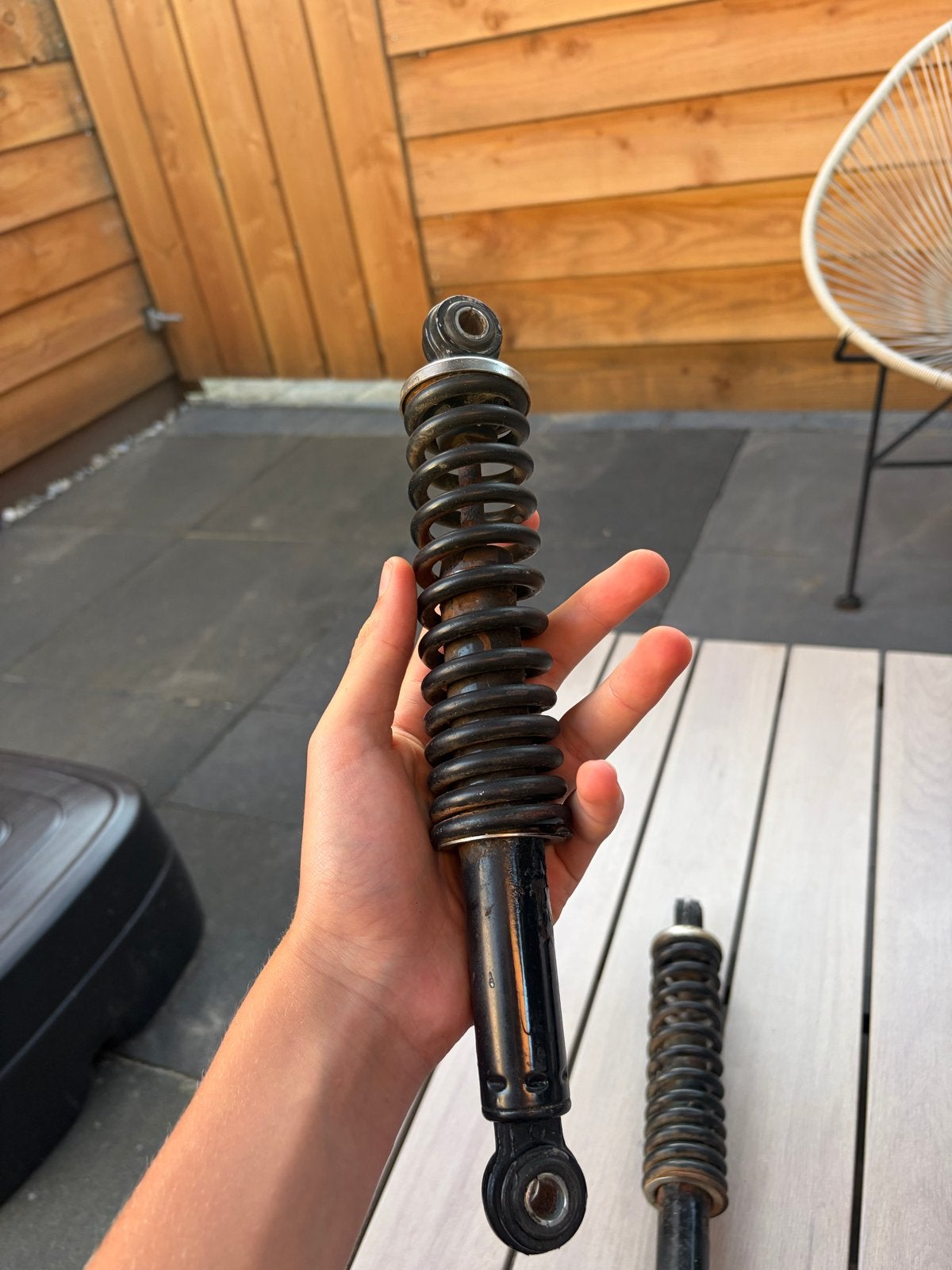 Tomos brommer schokbrekers - Set van 2, Ophalen, Gebruikt, Overige typen
