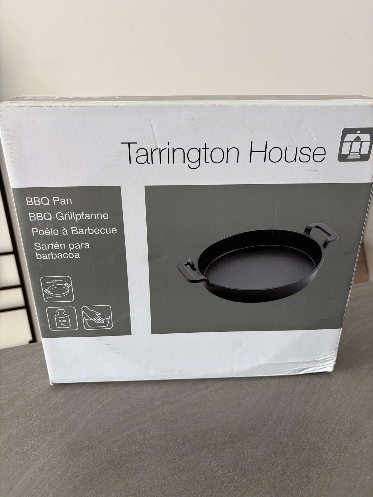 Tarrington House BBQ Pan - 30cm doorsnede, Nieuw, Gietijzer, Geschikt voor barbecue, Overige typen, Nieuw