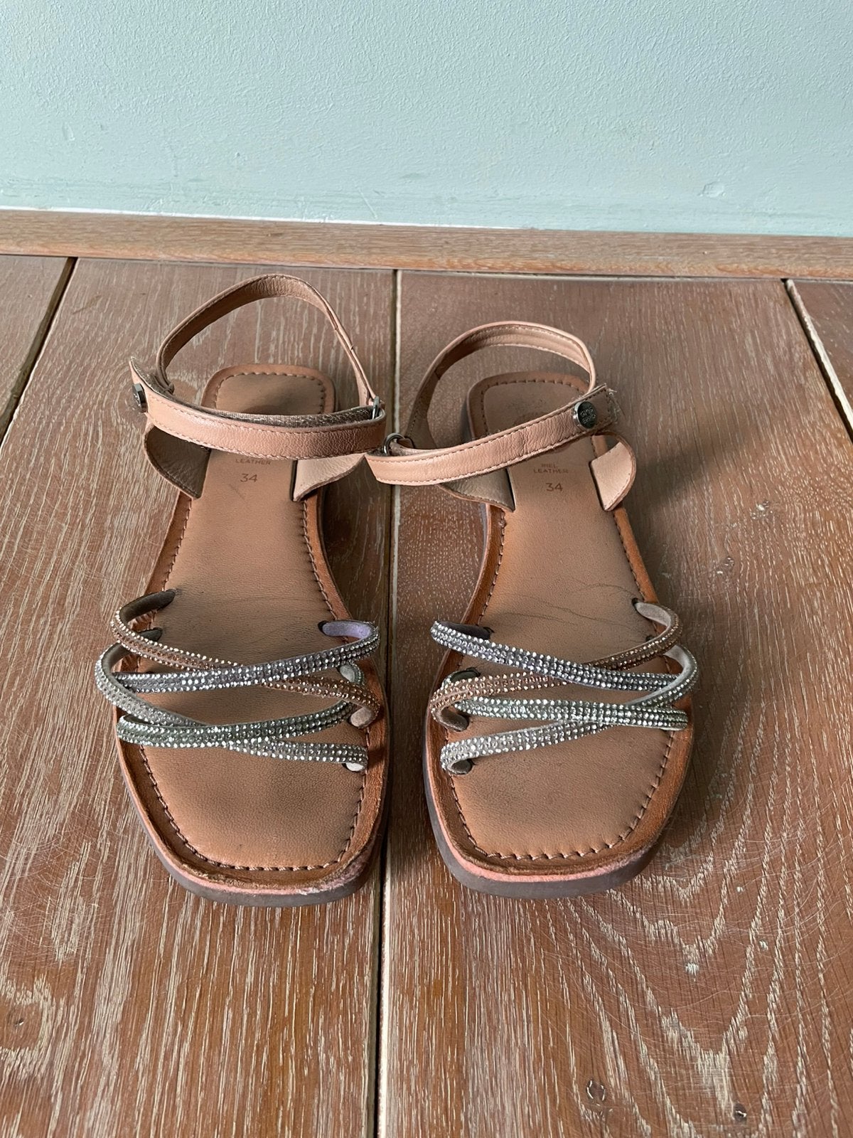 Mooie sandalen Gioseppo maat 34, Ophalen of Verzenden, Gebruikt, Meisje, Overige typen