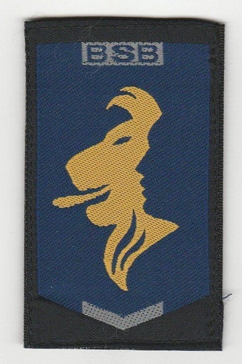 Embleem Marechaussee Kmar - BSB Brigade Speciale Beveiliging, Verzenden, Marechaussee, Nederland, Embleem of Badge