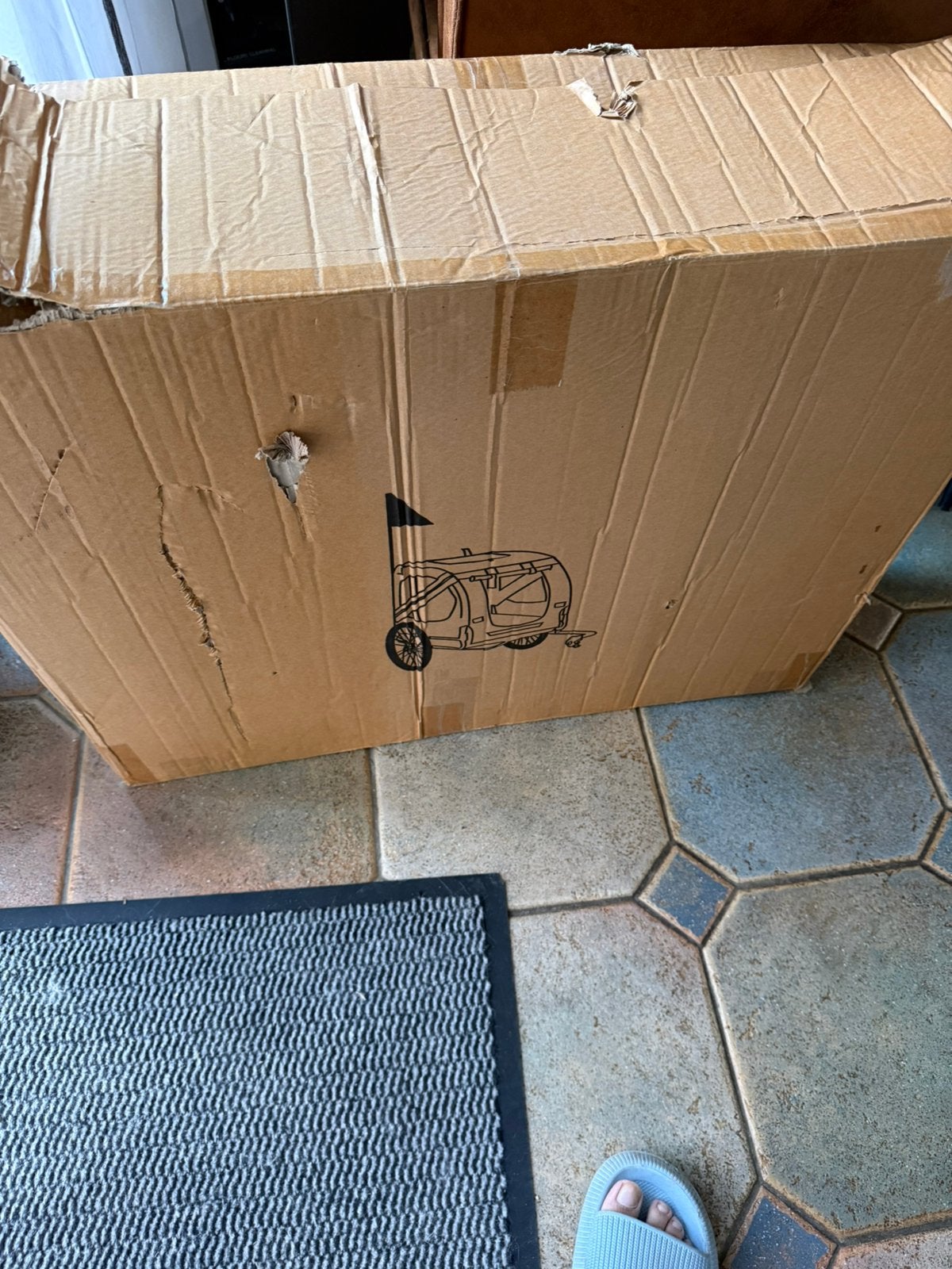 Honden fietskar, Ophalen of Verzenden, Nieuw, Hondenkar, 20 tot 40 kg