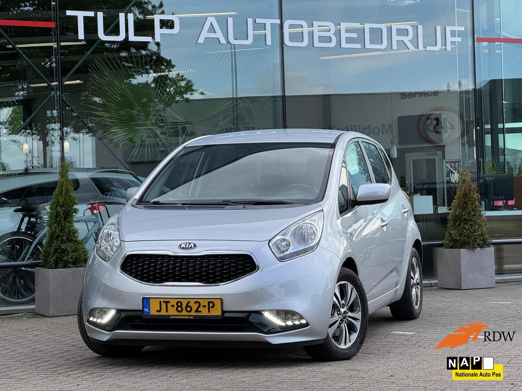 Kia Venga 1.4 CVVT DynamicPLusLine 2016 Navi Top staat, Auto's, Gebruikt, 4 cilinders, 1396 cc, 1153 kg