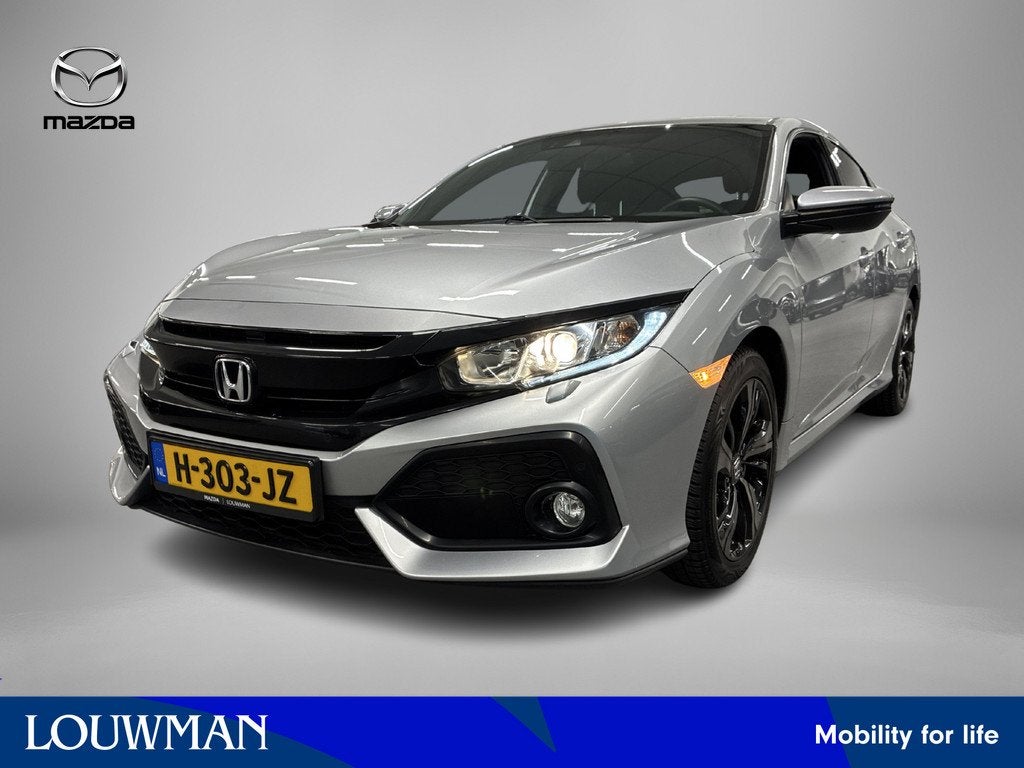 Honda Civic 1.0 i-VTEC Elegance | Stoelverwarming | Navigati, Auto's, Honda, Bedrijf, Te koop, Civic, ABS, Achteruitrijcamera