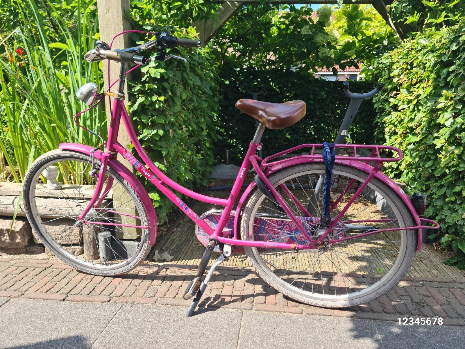 Meidenfiets roze 26 inch, Minder dan 47 cm, Ophalen, Gebruikt