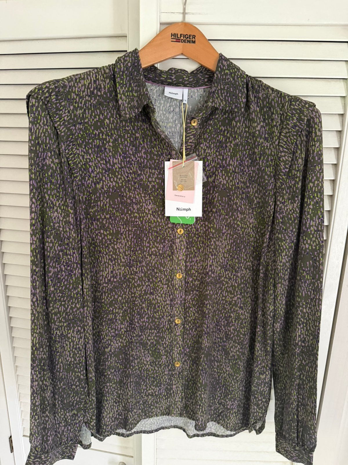 Nieuwe Numph dames blouse S, Verzenden, Nieuw, Maat 36 (S), Groen
