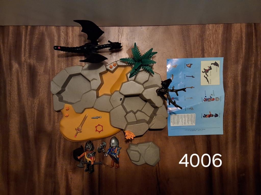 Playmobil Drakenridders set met draak en accessoires, Ophalen of Verzenden, Gebruikt