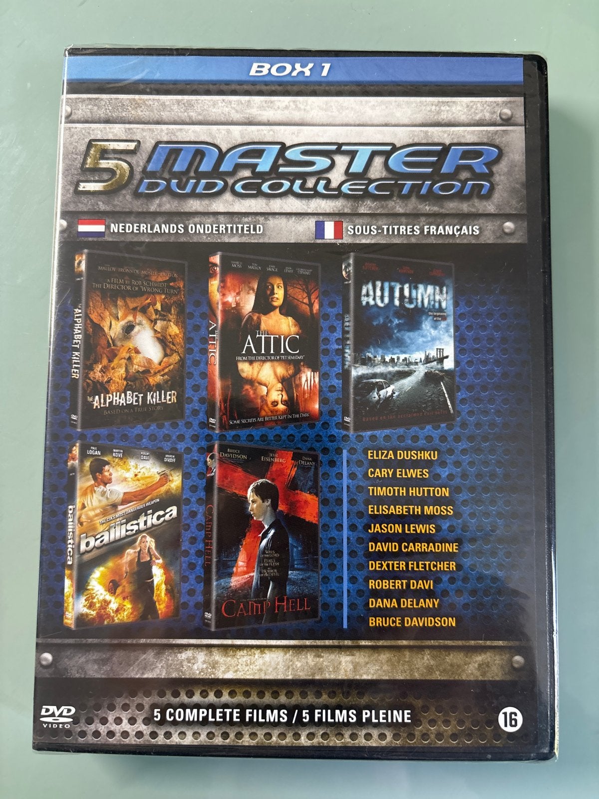 5 Master DVD Collection - Box 1 (5 complete films), Engels, Vanaf 16 jaar, Nederlands, Overige genres