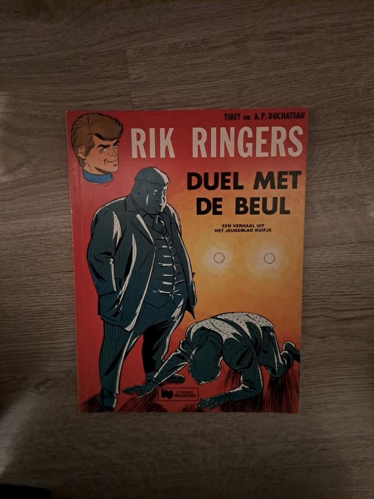 Rik Ringers duel met de beul vintage stripboek 1972, Eén stripboek, Ophalen of Verzenden, Gelezen, Tibet en A.P. Duchâteau