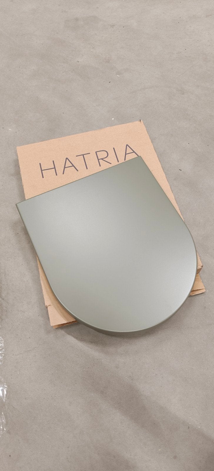 Hatria toiletzitting olijfgroen, Ophalen of Verzenden, Nieuw, Toilet