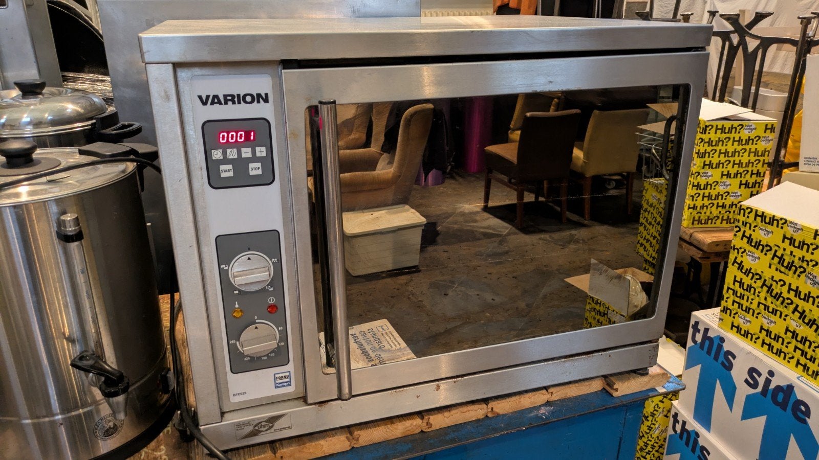 Fornu/Kampri Varion BTC 525 elektrische horeca oven, Ophalen, Horeca-oven, Hete lucht, 60 cm of meer