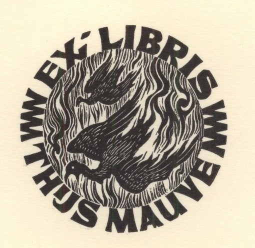0363 Ex Libris Nederland : Thijs Mauve, 1955, Verzenden, Ex libris