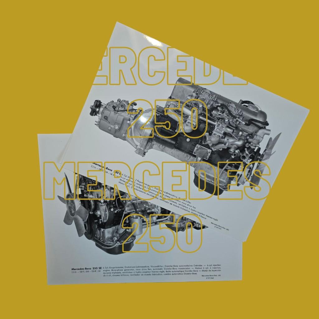 Mercedes Benz - 250 SE - Technische documentatie, Verzenden