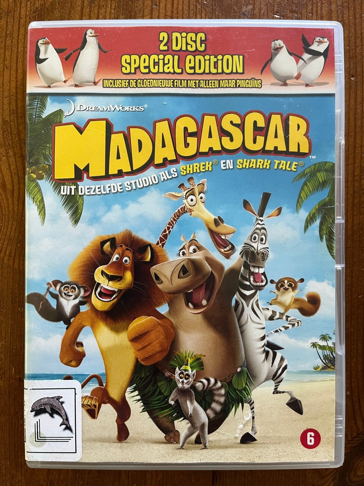 Madagascar - 2 Disc Special Edition DVD, Gebruikt, Ophalen of Verzenden, Komedie, Vanaf 6 jaar