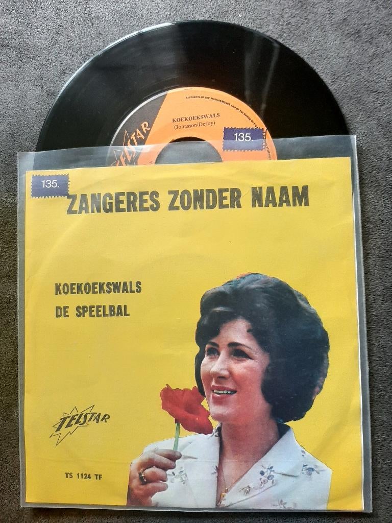 ZANGERES ZONDER NAAM - KOEKOEKSWALS, Gebruikt, 7 inch, Single, Ophalen of Verzenden