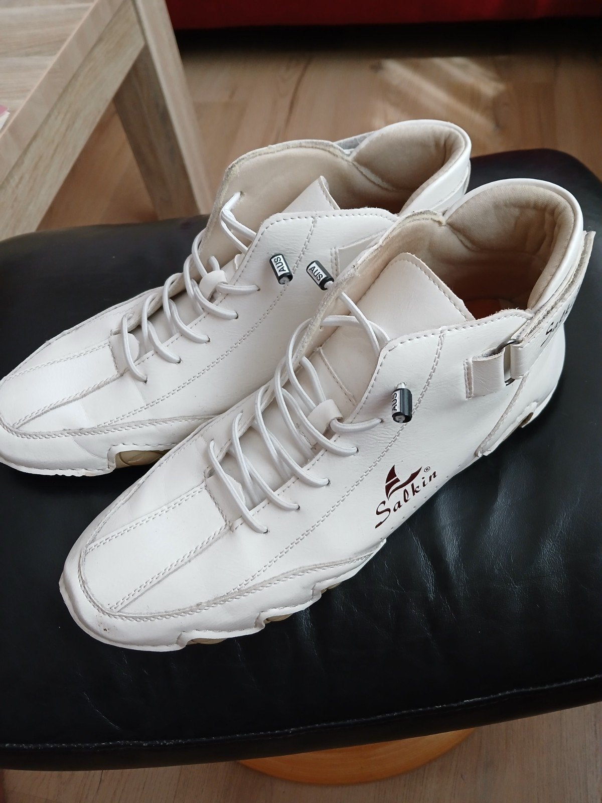 Witte Salkin barefoot sneakers, maat 42, Ophalen of Verzenden, Zo goed als nieuw, Wit