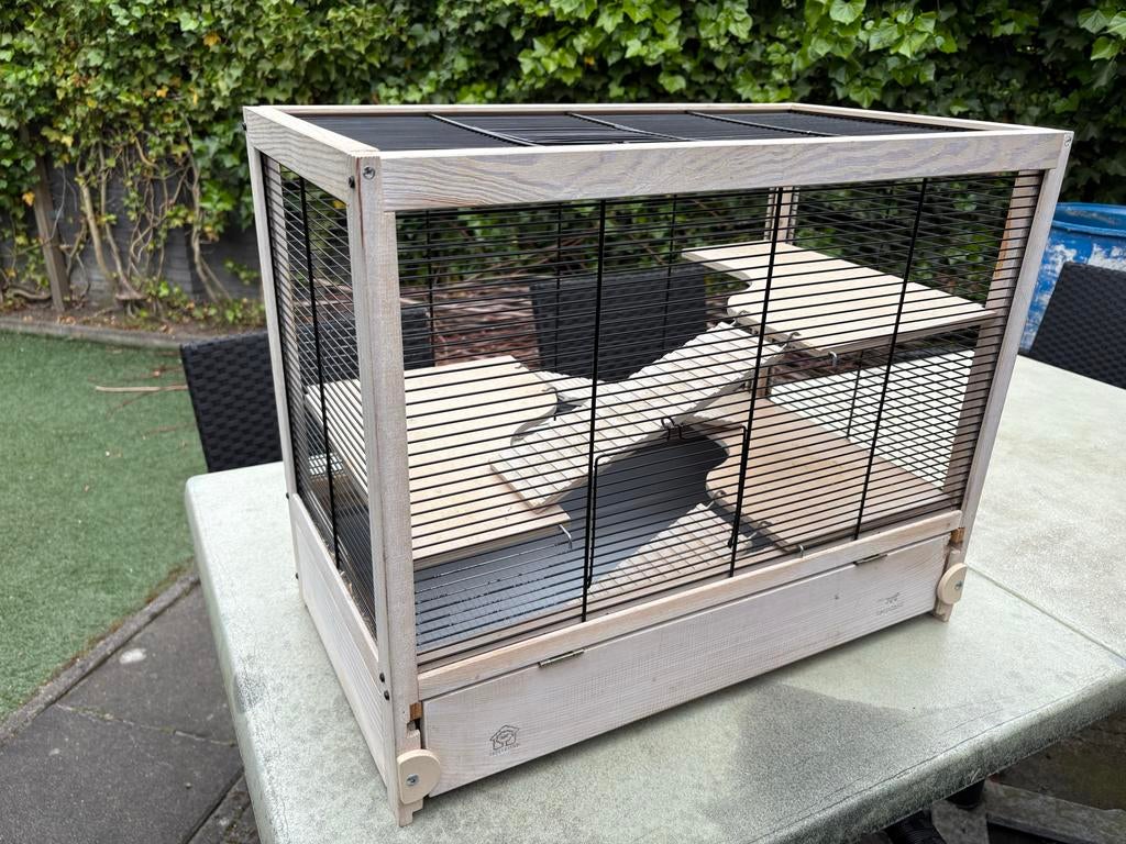 Houten hamsterkooi, Kooi, Gebruikt, Minder dan 75 cm, Muis
