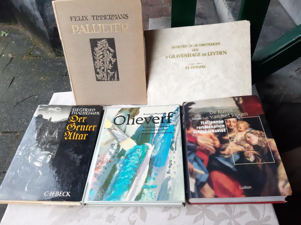 Olieverf van Monahan, - Italiaanse Renaissanceschilderkunst, Boeken, Ophalen, Zo goed als nieuw, Schilder- en Tekenkunst