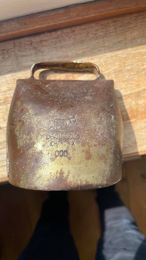 Vintage koebel Devouassoud uit Chamonix met gems en nr. 000, Ophalen of Verzenden