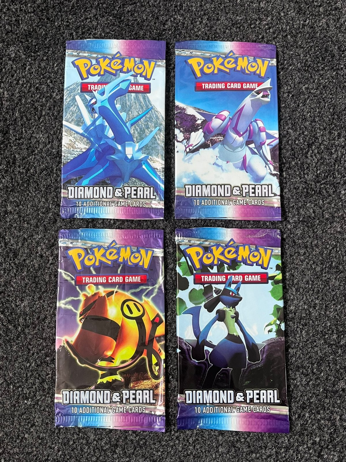 Pokémon LEEG! Complete Diamond & Pearl booster pack art set, Ophalen of Verzenden, Zo goed als nieuw, Booster, Foil