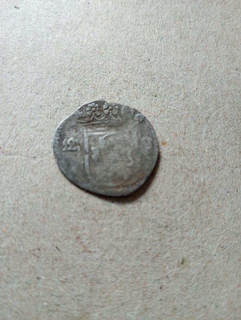 2 Stuiver Transnavanie 1680 dubbele 2 en SS, Postzegels en Munten, Munten | Nederland, Ophalen of Verzenden, Vóór koninkrijk, Overige waardes
