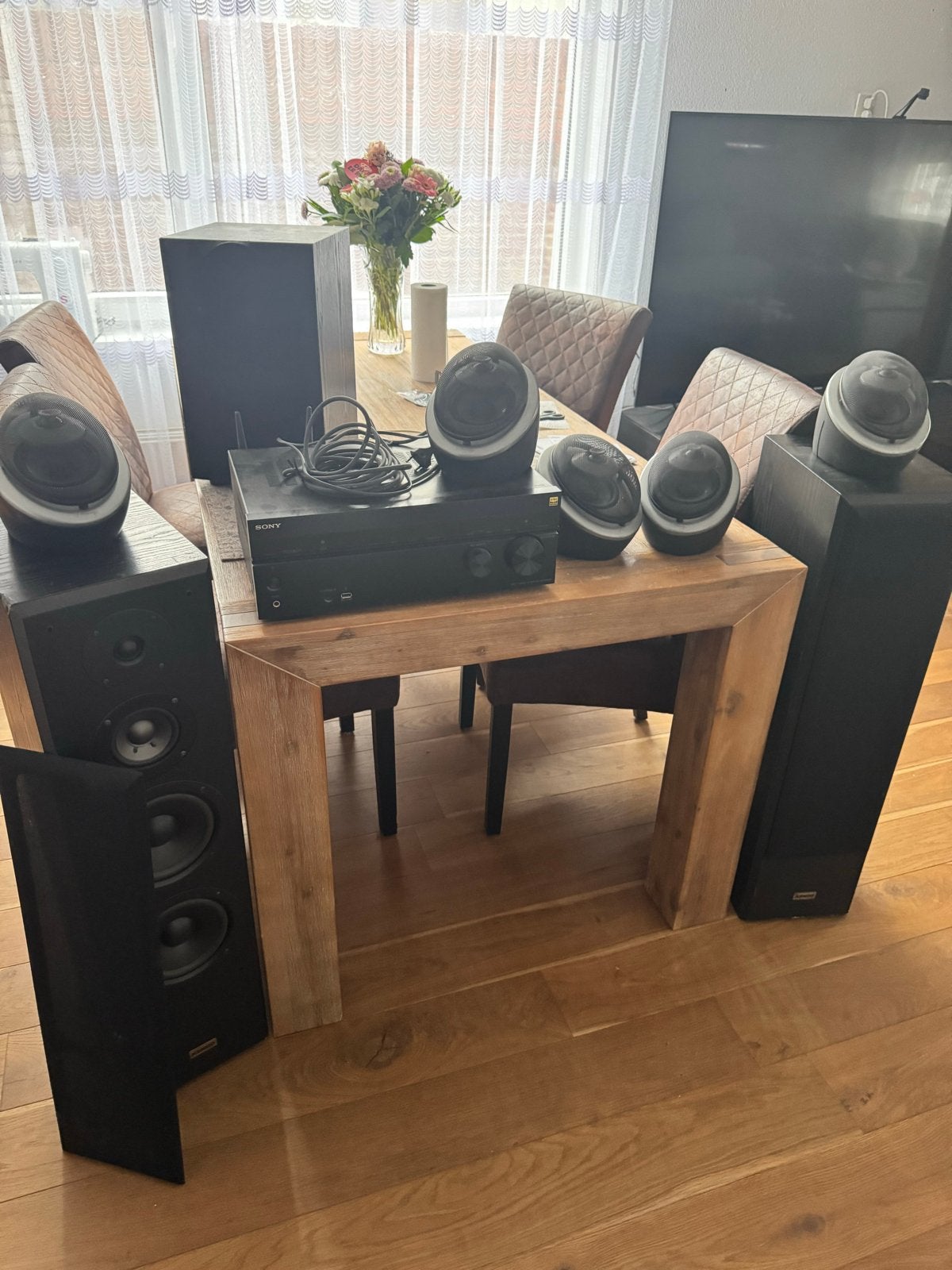 Sony STR-DN1080 Surround Set met Mirage Omnisat Speakers, Audio, Tv en Foto, Ophalen, Gebruikt, Losse componenten, Sony