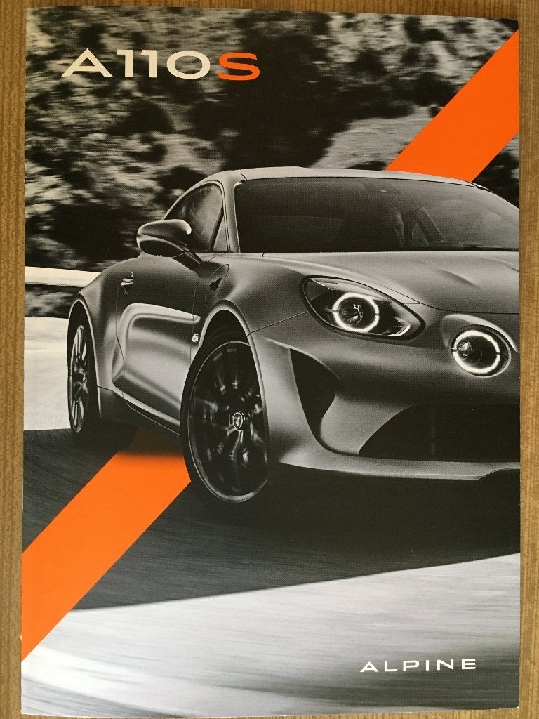 Renault Alpine A110 S brochure folder 2019, Ophalen of Verzenden, Nieuw, Renault