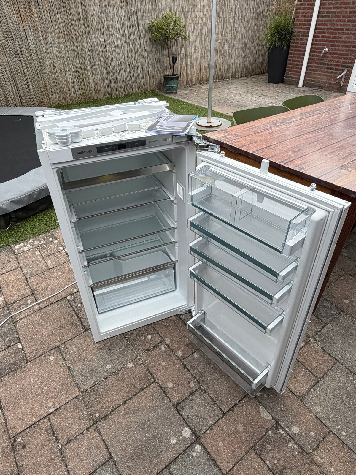 Siemens inbouw koelkast KI31REDD0/01 met handleiding, Ophalen, 150 tot 200 liter, Zonder vriesvak, 120 tot 140 cm