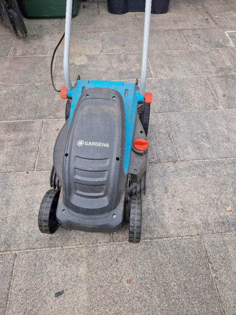 Gardena grasmaaier, Ophalen, Cirkelmaaier, Gebruikt, Elektrische grasmaaier