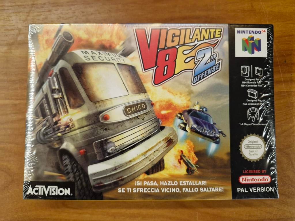 Nintendo 64 vigilante 8 2nd offense SEALED, Ophalen of Verzenden