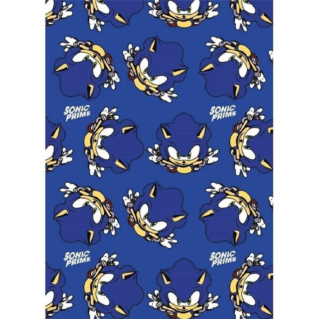 Sonic Fleece Deken - Nintendo - 110 x 150 cm, Nieuw, Ophalen of Verzenden, Deken of Dekbed, Nvt