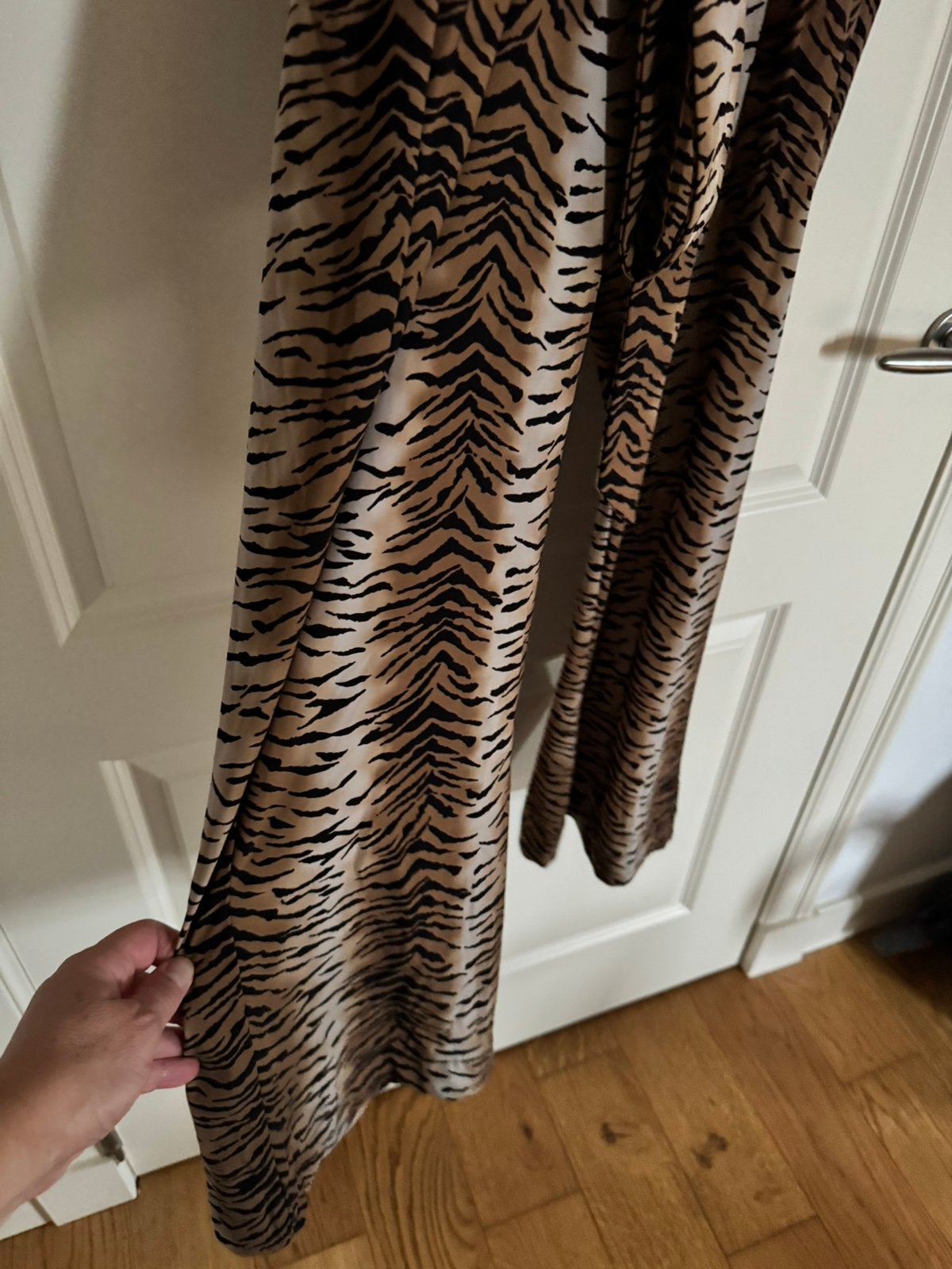 Studio Anneloes tijger print jumpsuit maat M, Verzenden, Zo goed als nieuw, Maat 38/40 (M), Bruin