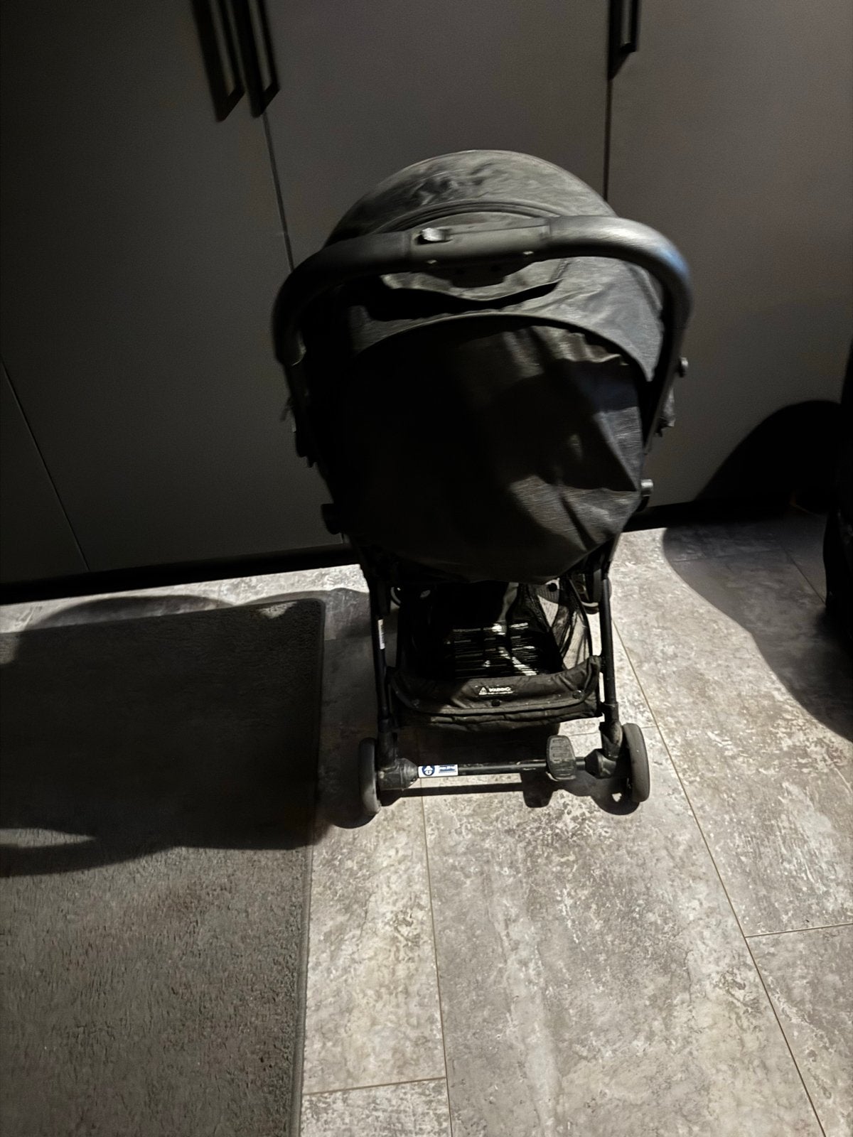 Hamilton X1 Plus buggy - Zwart, Ophalen, Zo goed als nieuw, Overige merken, Verstelbare rugleuning