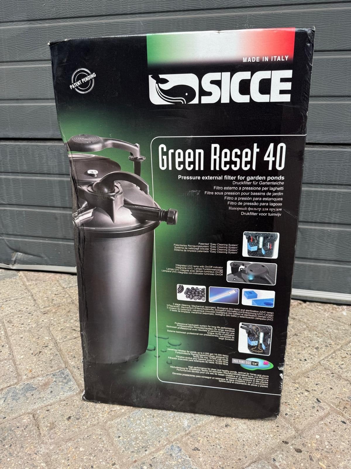 Sicce Green Reset 40 Vijverfilter - Nieuw in doos, Tuin en Terras, Ophalen, Nieuw