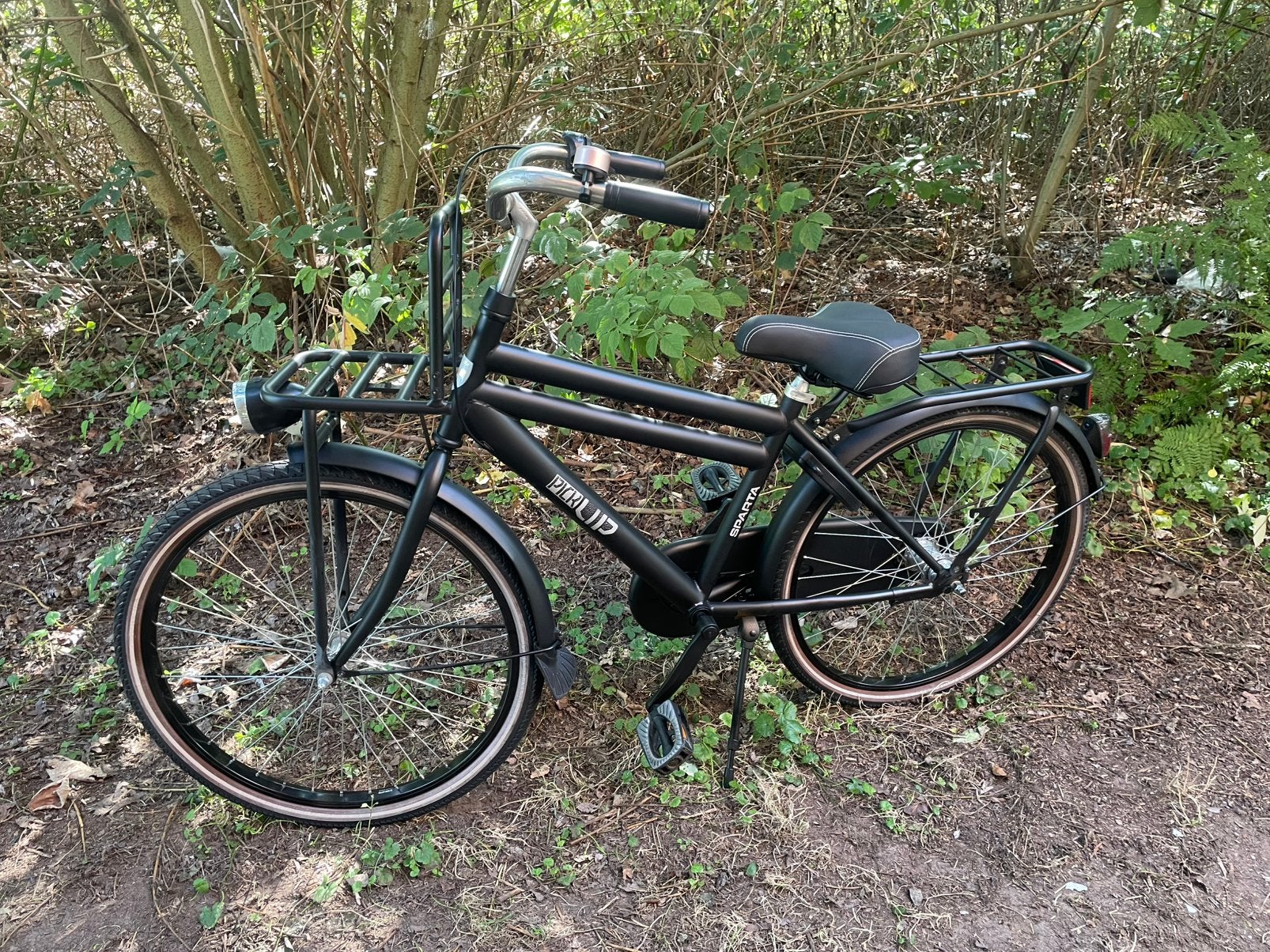 Sparts pick up mat zwart 24 inch framemaat 38 cm, Ophalen, Terugtraprem, 24 inch, Versnellingen
