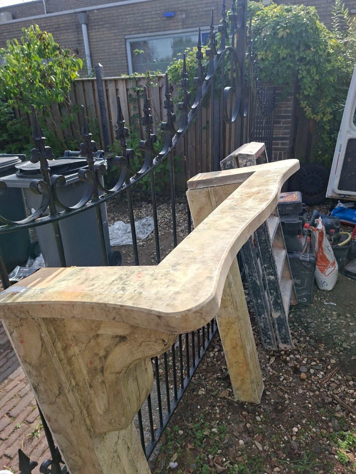 Houten schouw, Huis en Inrichting, Ophalen, Hout, Houtkachel