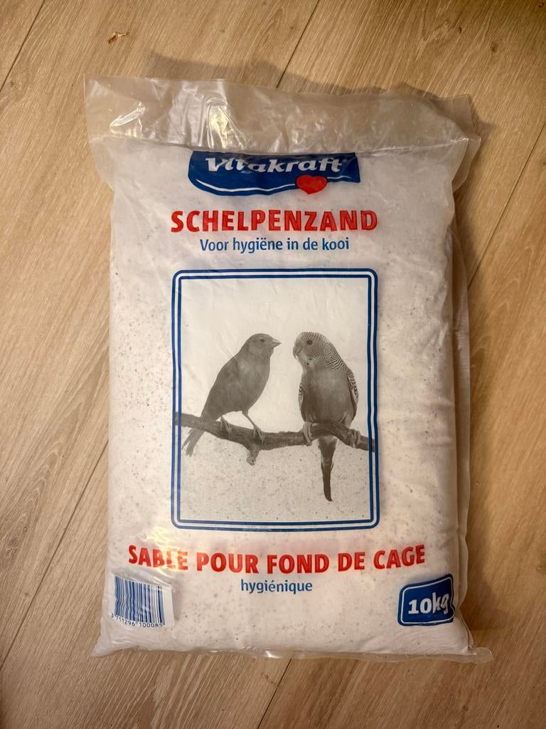 Schelpenzand 10kg vogels nieuw, Dieren en Toebehoren, Ophalen, Nieuw