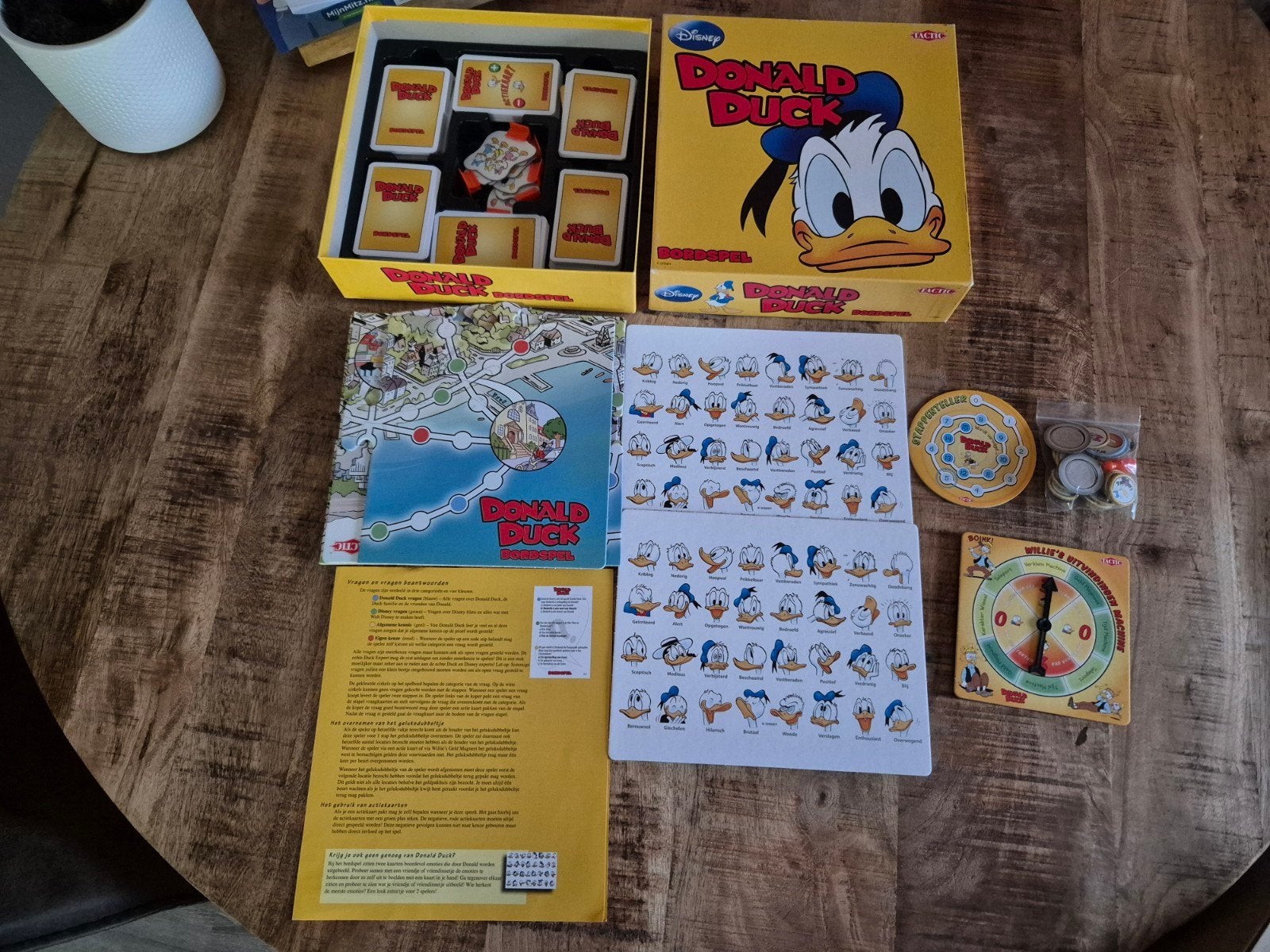 Donald Duck Bordspel - Compleet en Gebruikt (7+ jaar), Vijf spelers of meer, Ophalen, Gebruikt, Tactic