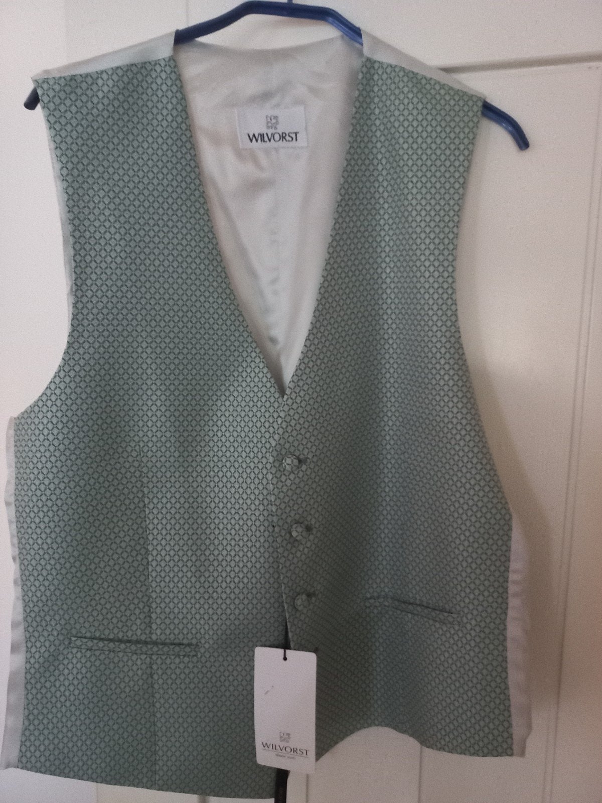 Gilet heren groen merk Wilvorst maat 54 nieuw, Ophalen of Verzenden, Nieuw, Maat 52/54 (L), Groen