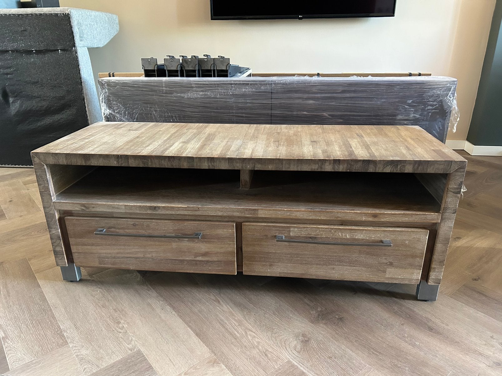 Tv meubel hout, Ophalen